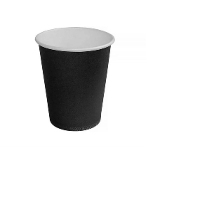 Imagem de COPO PAPEL 270ML LISO PRETO - 10 UNIDADES